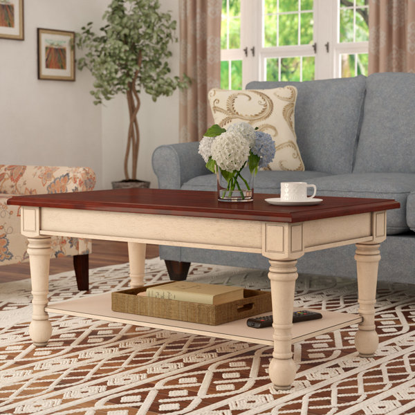 Three Posts Classic Two Tone Coffee Table & Reviews Wayfair